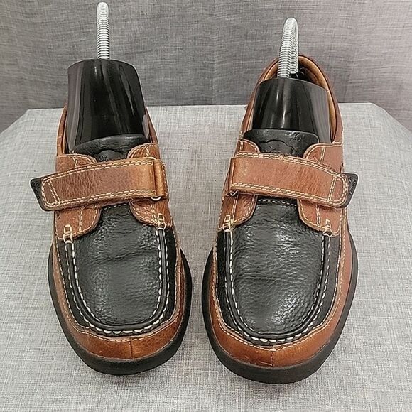 Dr. Comfort Mike 8660 brown black Leather Men's 10 XWide Boat Loafer Therapeutic - Picture 2 of 12